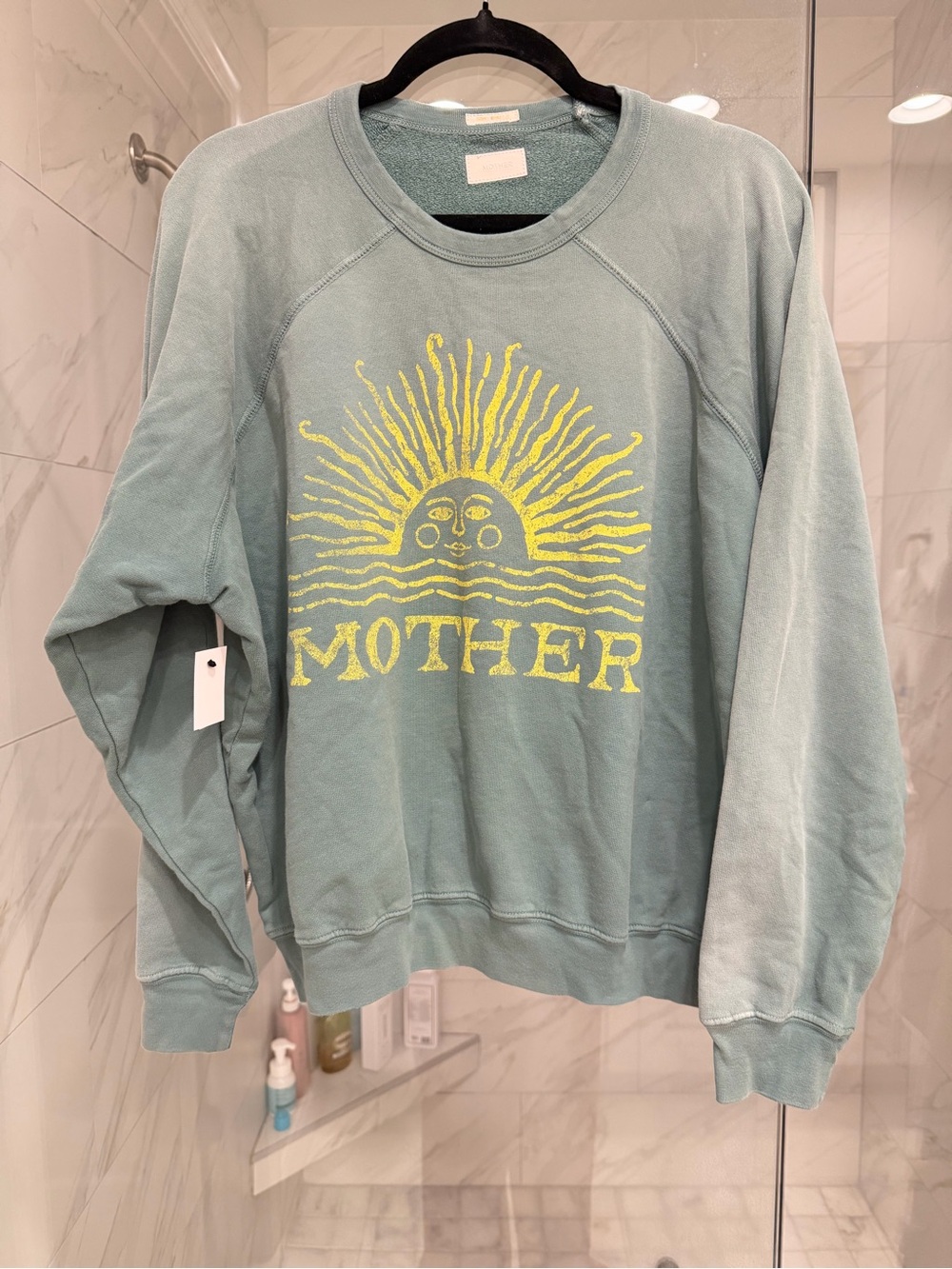 MOTHER ‘The Biggie Concert Crew-Neck Sweatshirt’ - Picture 4 of 5